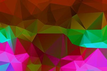 Fototapeta premium Background vivid in the style of Cubism. Color Wallpapers