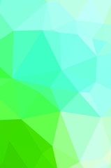 Obraz premium Vivid light Green vector Low poly crystal background. design pattern illustration