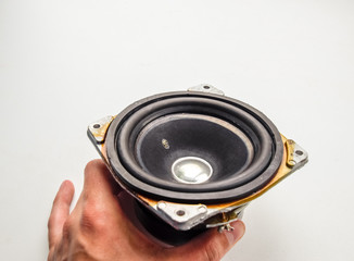 Medium frequency speakers 15gd-11a. Soviet vintage acoustics, elements of a music column.