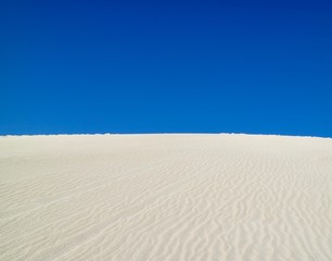 Lancelin Sand Dunes in WA Australia      