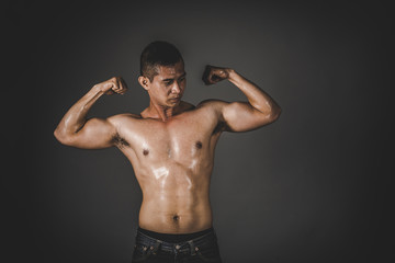 Fototapeta premium handsome asian man