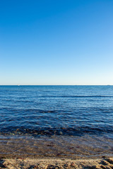 blue sky and ocean