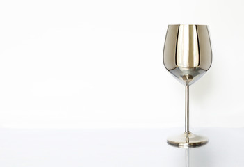 Wine glass  Champagne glass on white background