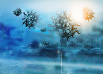 The city was polluted with dirty air containing viruses and bacteria that cause disease. Cities...