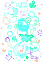 水と光の抽象画