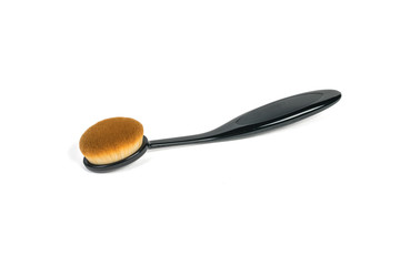 Isolated makeup brush on a white background.