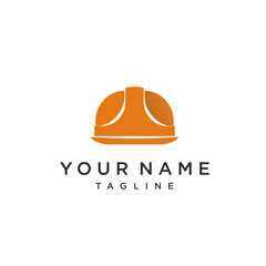 safety helmet vector. Unique safety logotype design template.
