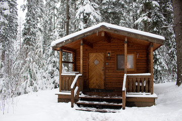 Winter cabin