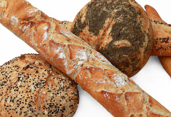 pan hierbas, baguette, pan ajonjolí