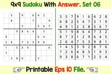 Sudoku Puzzle Games Easy to Hard with Answer