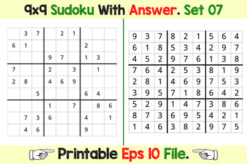 Sudoku Puzzle Games Easy to Hard with Answer