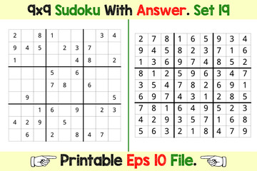 Sudoku Puzzle Games Easy to Hard with Answer