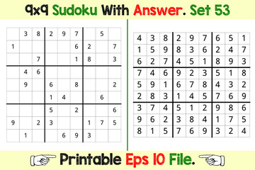 Sudoku Puzzle Games Easy to Hard with Answer
