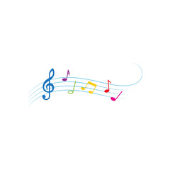 note music vector illustration