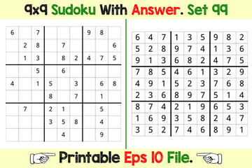 Sudoku Puzzle Games Easy to Hard with Answer