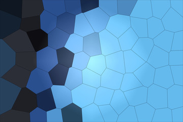 Deep blue cell abstract background template in trendy colors 2020 with copy space