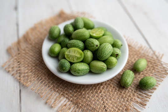 Cucamelons or mouse melons.