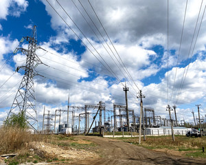 High voltage power transformer substation Main Power Plant Energy ideas And energy saving