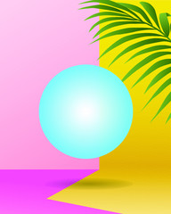 Tropical Image Background in Abstract 3d Background