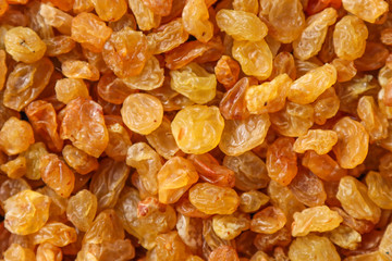 Dried white grapes.