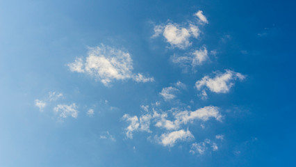 Clouds and sky in summer background