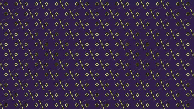 Abstract background with geometric shapes and lines, constantly moving. Mosaic of figures and elements. Minimalistic modern animated background.