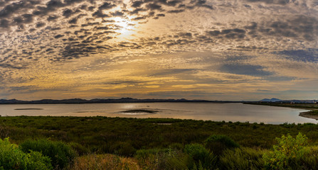 A beautiful sky over the wetlands in Vallejo, Ca. Solano County