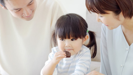 Fototapeta premium 家族 ファミリー