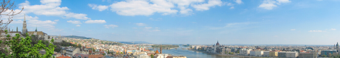 Fototapeta na wymiar Skyline Budapest Hungary