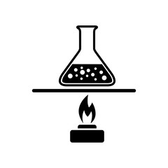 lab tube - chemical icon vector design template