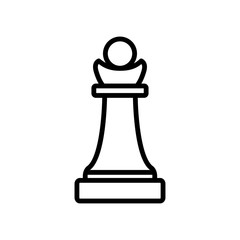 chess - strategy icon vector design template
