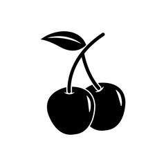 cherry - fruit icon vector design template