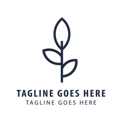 protea flowers logo design template. florist logo