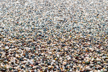 sea pebbles on the beach