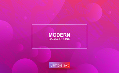 Abstract background in purple hue with a gradient, circles and thin wavy stripes