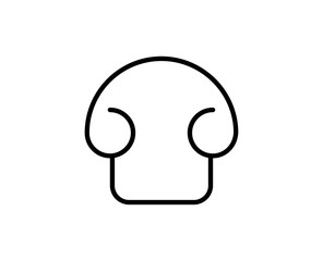 Mushroom line icon
