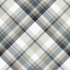 Behang Tartan Tartan Schotland naadloze geruite patroon vector. Retro stof als achtergrond. Vintage check kleur vierkante geometrische textuur.