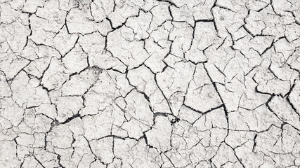 Dry mud cracked ground texture. Drought season background
