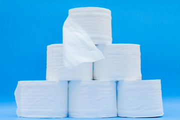 Toilet paper roll for to wipe clean Personal sanitary paper