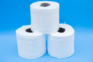 Toilet paper roll for to wipe clean Personal sanitary paper