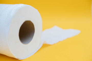 Toilet paper roll for to wipe clean Personal sanitary paper