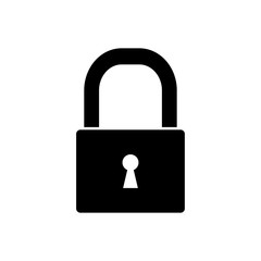 padlock icon vector design template