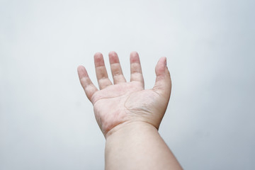 hand to hold something