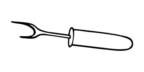 SEAM RIPPER THREAD IN THE STYLE OF DOODLE