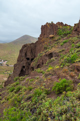 Cuatro Puertas caves in Montaña Bermeja, Telde