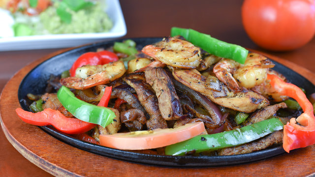 Fajitas - Nice Mexican Food make with Pork / Chicken / Beef, Tomata, papper and spice.