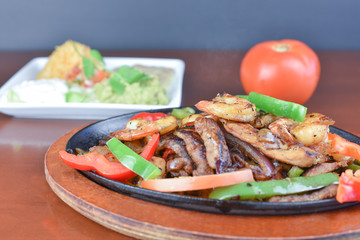 Fajitas - Nice Mexican Food make with Pork / Chicken / Beef, Tomata, papper and spice.