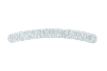 Nail files isolated on white background. The concept of manicure, body care. Creative background,...