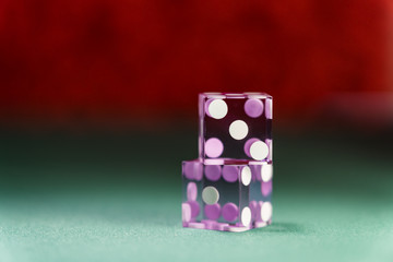 Casino purple dice