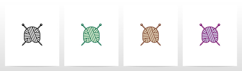 Wool Ball With Shape Of Letter A